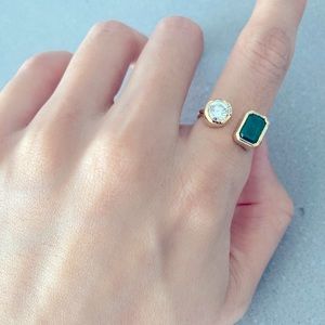 Gorg diamond emerald ring. One of a kind!